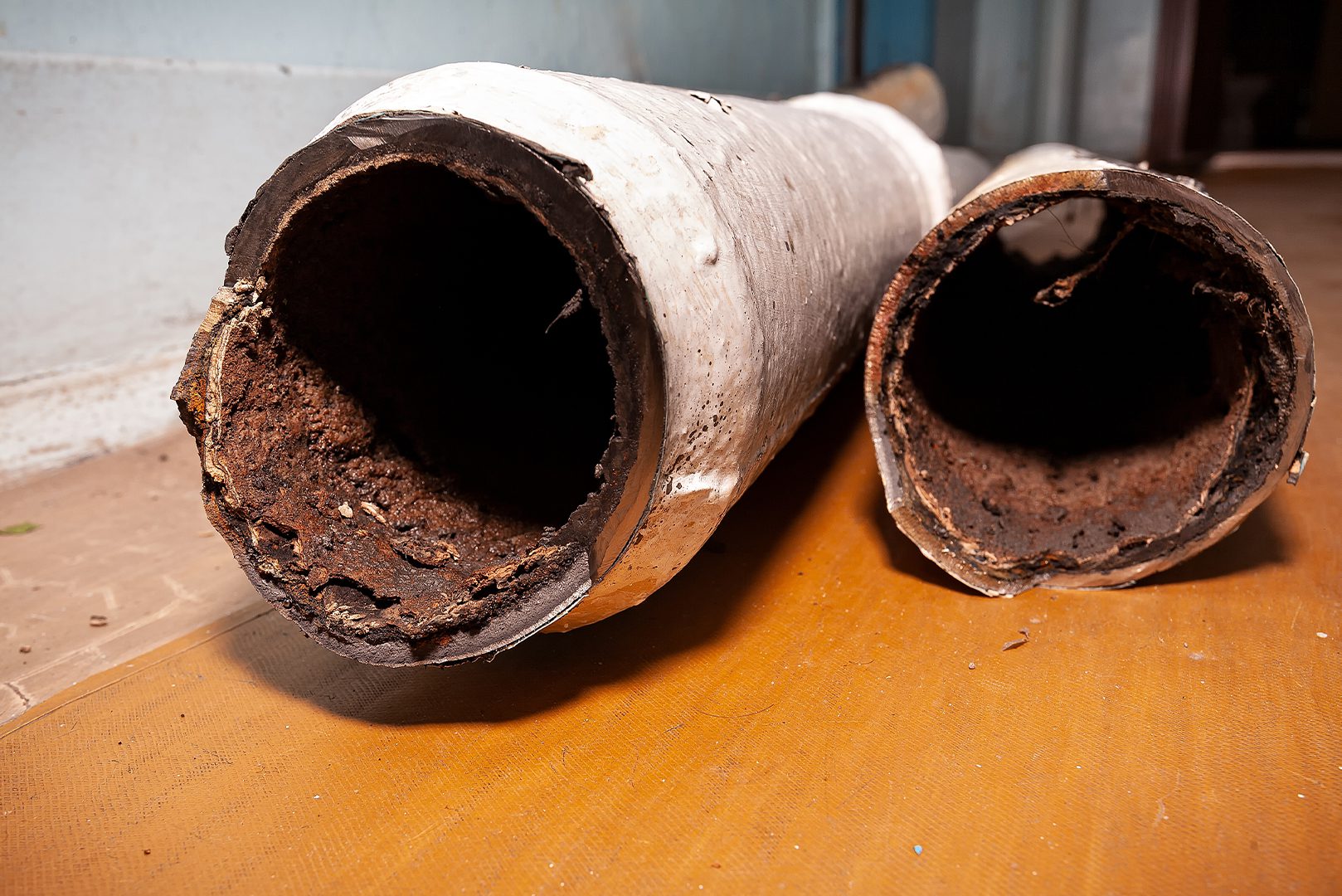 Blocked Sewer Pipe