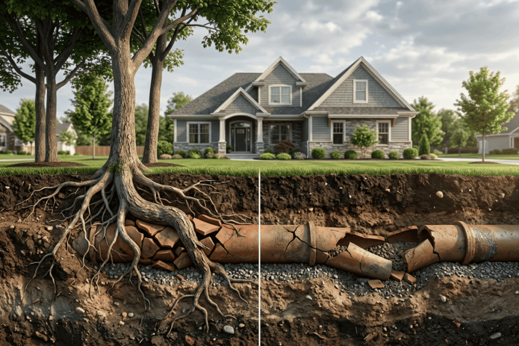 Tree Roots or Broken Pipes How to Know What's Really Causing Sewer Backups