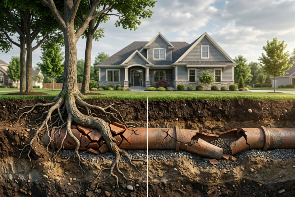 Tree Roots or Broken Pipes How to Know What's Really Causing Sewer Backups